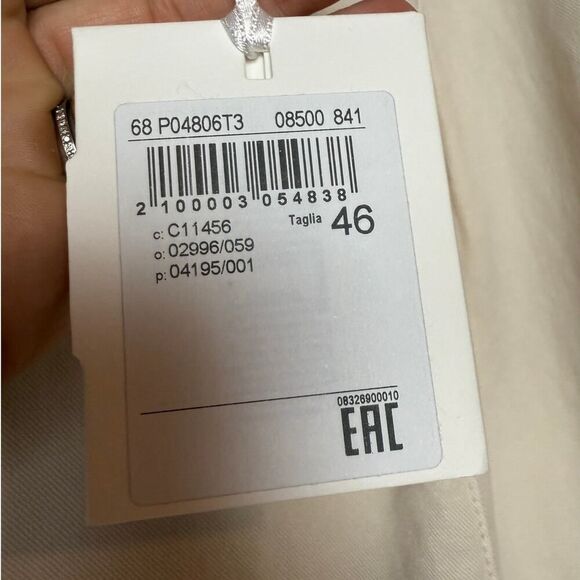 Peserico Palazzo Trousers Made in Italy NWT Women's Sz. 46 (US 10) - Picture 4 of 11